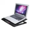 Universal unter 17 zoll laptop notebook kühler kühlkissen basis usb fans einstellbare winkel halterungen mit halter stehen kostenloser versand
