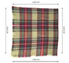 37 Styles Winter Plaid Scarf Square Tassel Scarves Overdimensionerad filt Scarf Shawl Fashion Plaid Shawls Thick Warm Scarf CCA10243 20P4285153