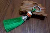 Noeud chinois chat chanceux porte-clés gland porte-clés sac pendentif breloques accessoires artisanat porte-clés pour clés de voiture cadeau ethnique