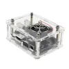 Freeshipping Pomarańczowy Pi Lite Akrylowa skrzynka z fanem + Heatsinks + 5 V 3A Zestaw zasilania przezroczyste obudowa ochronna Zestaw do pomarańczowy Pi Lite