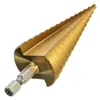 Foret à cône étagé hexagonal en titane, coupe-trou 4-32MM HSS pour le perçage de la tôle, outils électriques de qualité supérieure, 1 pièce, livraison gratuite