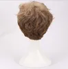 Animais Fantásticos e Onde Encontrá-los Newt Scamander Brown Curly Cosplay Peruca Newt peruca Eddie Redmayne peruca marrom24590728169150