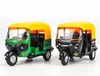 Diecast Car Model Toys, Three Wheeled Taxi with Light Sound, Pull-back, for Anniversary, Party Kid Birthday Gift, Collecting,Home Decoration
