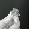 Kvalitet rökande tillbehör riptid turbin kolhydrater klara borosilikat glas spin cyklon passar kvarts banger med terp pärlor för bong dab riggar