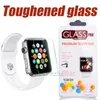Dla 38 mm/42 mm Apple Watch 0,2 mm 2,5d 9H temperowany szklany iWatch Flim Screen Protector z opakowaniem odpornym