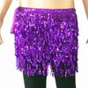 Belly Dance Costume Shine Tassel Fringe Hip Belt Waist Wrap Skirt Dancing Costume 30pcs / Lot T2i334