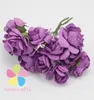 Mulberry Paper Rose Flower Bouquet/wire stem wedding flower D027020001