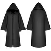 Halloween Death Wizard Cloak Cosplay Costume Monk z kapturem szaty Płaska Cape Friar Medieval Renaissance Priest Kids8858105