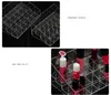 24 Grids Makeup Lipstick Holder Display Stand Clear Acrylic Cosmetic Organizer Mascara Eyebrow Lipsticks Make Up Storage Displays Rack