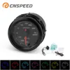 CNSPEED 2" 52mm 7 Colors changeful Backligh Turbo Boost Gauge Meter High Speed Stepper Motor With Sensor Car Meter