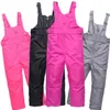 Inverno crianças esqui babadores calças de snowboard suspensórios para esqui quente neve meninos meninas à prova dwaterproof água outdoor17377209