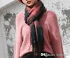Модные женские шарфы сетка сетка сетки стильные дизайнеры негабаритный чек кашемировый шарф зимний пашмина