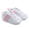 Sapatas de bebê recém-nascido Sports Sneakers infantil Primeiro Walkers Crianças menina do menino recém-nascido Shoes 0-18 Meses