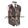 Camo Hochzeit Bräutigam Westen Bauernhof Land gedruckt Hunter Trauzeugen Westen Herren Anzug Westen Slim Fit Herren Kleid Weste Weste nach Maß