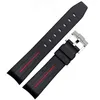 20mm Silicone Gummi Watch Band Strap för Rolex GMT / Submarine Wristband