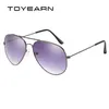 TOYEARN, gafas de sol clásicas Vintage de marca de diseñador para hombre, gafas de sol de piloto para hombre y mujer, gafas de sol con espejo UV400 para mujer, gafas de sol para mujer