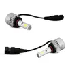 9005 / HB3 72W / Para LED Reflektor LED Bulb 6500K 8000LM COB Chips Automobile Lampy przeciwmgielne All-in-One Projekt z wentylatorem chłodzącym