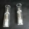 Mouthpiece Hookahs Down Stem Smoking Water Bubbler Glass Bongs 14mm Female PVHEGonG GonG Adapter Solo Air Oil Rigs Tools