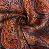 TIESET 남자의 Ascot 스카프 페이즐리 넥타이 여러 가지 빛깔의 복고풍 넥타이 럭셔리 영국 스타일 신사 폴리 에스터 웨딩 파티 도매