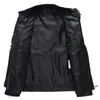 European and American simple biker fur coat men's summer and winter wear pu leather jacket fashionable jacket