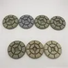 Tampone per lucidatura diamantata per pavimenti 4 pollici (100 mm) per marmo, cemento, granito, pietra, smerigliatrice, disco, lucidatura in resina, spessore 10 mm, 7 pezzi/lotto