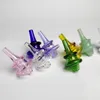 Newest Colorful Glass Bubble Carb Cap Round Dome for XL Thick Quartz Thermal Banger Nails Glass Water Pipes Glass Dab Oil Rigs