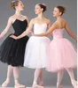 Tutu di balletto romantico per adulti Nuovo Tutu di danza Prove di danza Gonne Costumi di cigno Per le donne Abiti lunghi in tulle Colore bianco rosa nero