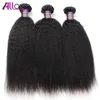 Allove 8A Braziliaans menselijk haar Yaki Straight 4pcsLot Maleisisch haar weeft Peruaans maagdelijk haar Indian Human Virgin Extensions90267202899