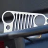 Hoge Kwaliteit Sleutelhanger Sleutelhanger Rvs Grill Sleutelhanger Sleutelhanger Voor Jeep Grill Sleutelhanger CJ JK TJ YJ XJ Nieuwe