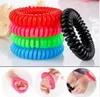 Mosquito Repellent Telefoon Ring Zomer Natuurlijke Plant Oliën Telefoon Strap Elastische Anti-Mosquito Bracelet Spiral Hand Pols