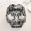 Metal Masquerade masks Elegant Metal Laser Cut Venetian Halloween Ball Masquerade mask For Party Cosplay Decortion