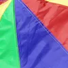 Радужная парашют на открытом воздухе Rainbow Outdoor 8 ручек с парашютом многоцветный нейлоновый нейлон Детский игруш