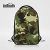 Moda homens mochila camuflagem personalizar design multifuncional curso laptop sacos meninos bolsas de ombro mochila grande rucksack rugzak