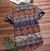 Mens Beach Hawaiian Shirt Tropical Summer Short Sleeve Shirt Men Brand Clothing Casual Loose Cotton Button Down Shirts11
