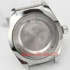 Boîtier de montre-bracelet en acier inoxydable argenté, 40mm, adapté à ETA2836 Miyota 8205 8215 821A Mingzhu DG2813 3804, mouvement P707193i