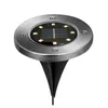 IP65 Waterdicht 8 LED Solar Outdoor Grondlamp Landschap Gazon Yard Trap Ondergronds Begraven Nachtlampje Huis Tuin decoratie7689863