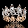 2019 Yeni Gelin Taçlar Kristal Altın Renk Chic Kraliyet Regal Sparkly Rhinestones Tiaras Quinceanera Pageant Tiaras Yeşil Gümüş Siyah