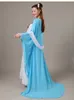 Новая горячая мода классический танец платье древний китайский костюм одежда Фея Тан костюм Hanfu феи шифон платья фильм ТВ этап одежда