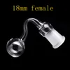 Colorful Pyrex Glass Oil Burner Pipes Hookahs 10mm 14mm 18mm Female Clear Glass pipe banger Nail