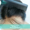 Bythair 인간의 머리 가발 짧은 깊은 곱슬 미리 뜯어 낸 헤어 라인 레이스 앞 가발 전체 레이스 가발 말레이시아 처녀 머리 150 % 밀도 표백 된 매듭
