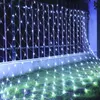 Factory Direct Sale 6Mx4M 640Led Christmas Garlands LED String Fishing Net Lights Fairy Xmas Party Garden Wedding Decoration 5piece/lot