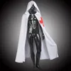 Halloween Cosplay Costume Vintage Unisex Medieval Cloak Black Knights Hospitaller Warrior Crusader Cross LARP Tunic Cape