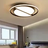 Plafonnier Led rond noir au design moderne, éclairage d'intérieur, luminaire décoratif de plafond, idéal pour un salon ou une cuisine, 202h, intensité réglable