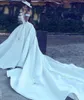 Dresses Arabic Luxury Bride Wedding Dresses Off Shoulder Beading Appliques Bows Ball Gown Bridal Dress Cathedral Train LaceUp Backless We