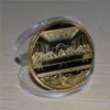 Jesús "Última Cena" por Leonardo Da Vinci moneda chapada en oro * token de recuerdo de medalla