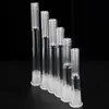 Acessórios para fumar 6 difusor de haste de vidro armado com haste de vidro de junção fêmea de 14 mm a macho de 19 mm para cachimbos de água de vidro