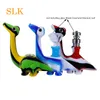 Silicone bong Dinosaur bubbler with wax downstem glass smoking bowl rubber smoking pipe platinum cured silicone dab rig SILICLAB