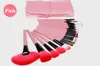 Profesional 24 stks make-up borstels set met PU BAG 5 kleuren beschikbaar Hoge kwaliteit make-up gereedschap accessoires DHL gratis