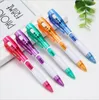 Creative Office Stationery med nya ficklampa multifunktion Bollpoint penna skolkontor leveranser blinkande penna ledade upp skrivpennor