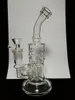 Accueil bong droit fab oeuf en verre bong matrice perc 14mm Joint pipe à eau en verre bong recycleur plates-formes pétrolières dab rig tuyaux en verre